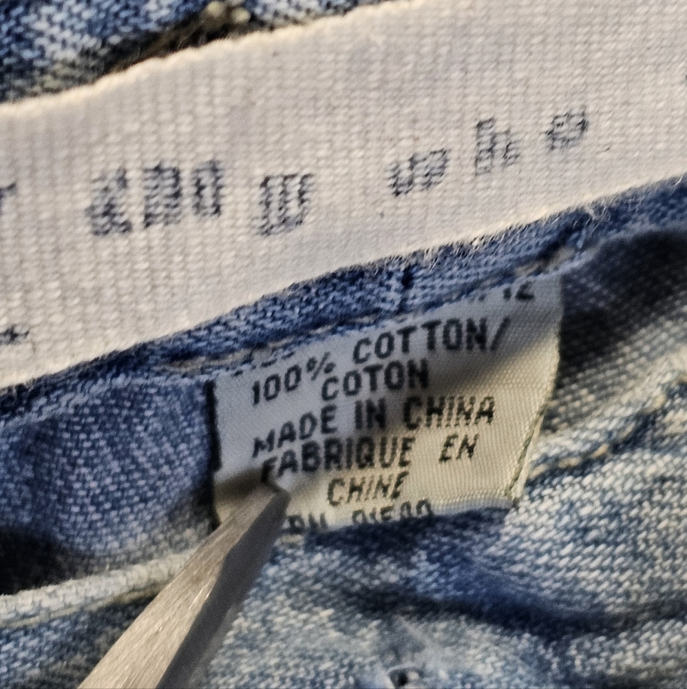 GX Vintage 90s Y2K Know Who You Are Jeans 30x30 Carpenter Baggy Wide Leg Jeans - Picture 7 of 15